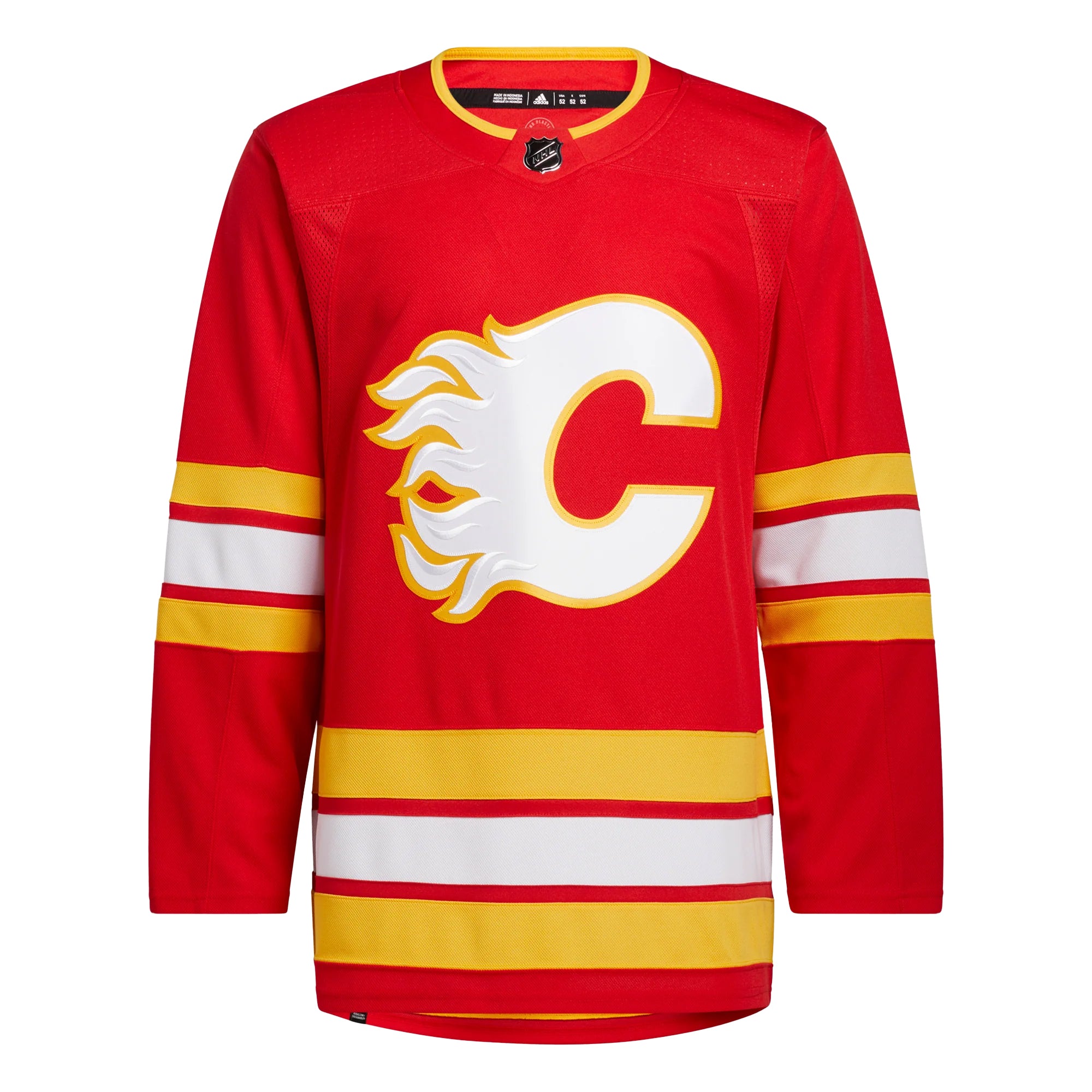 Maillot domicile Adidas des Flames de Calgary de la LNH